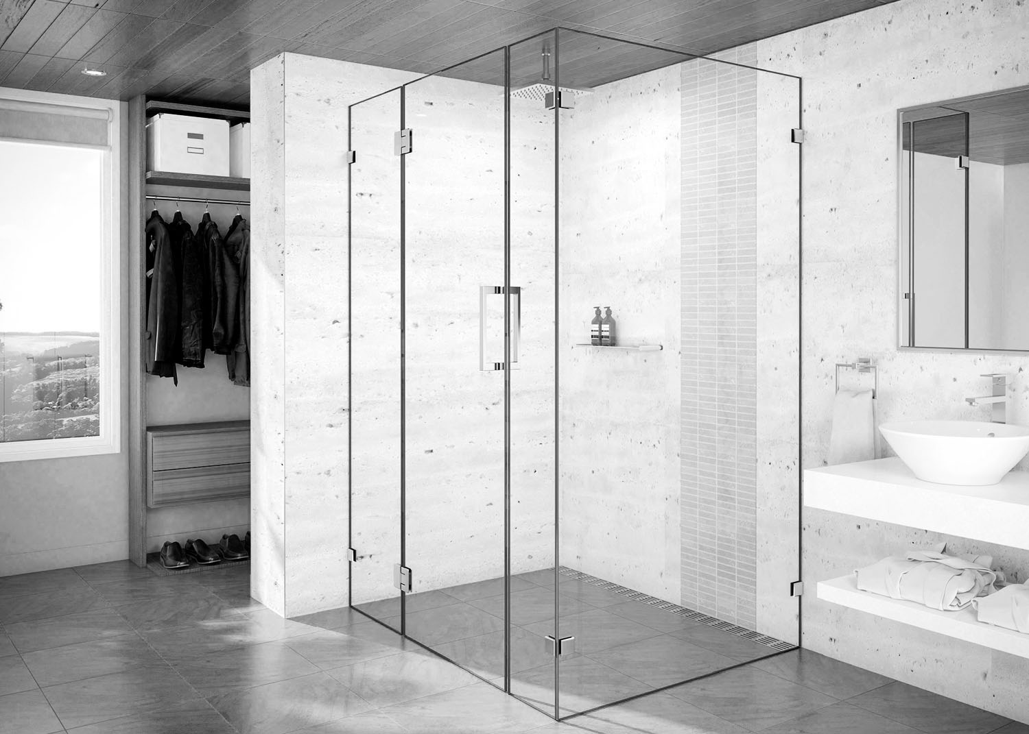 frameless-shower